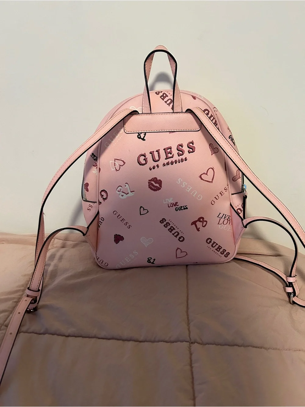 Guess pink graffiti